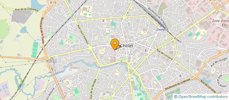 localisation de l'entreprise CAMILLE B. à CHOLET