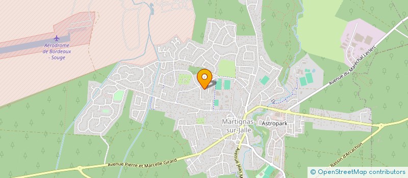 localisation de l'entreprise CAMILLE BM  MARTIGNAS-SUR-JALLE