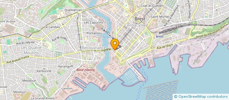 localisation de l'entreprise CAMILLE BOZEC à BREST