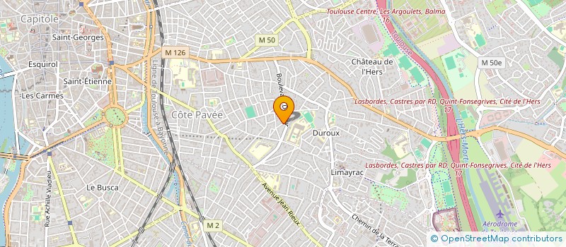 localisation de l'entreprise CAMILLE CASTAGNE à TOULOUSE