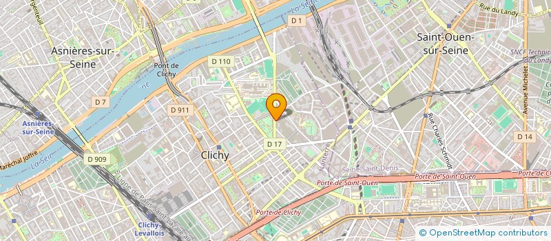 localisation de l'entreprise CAMILLE CLAUDEL CONNEXION à CLICHY