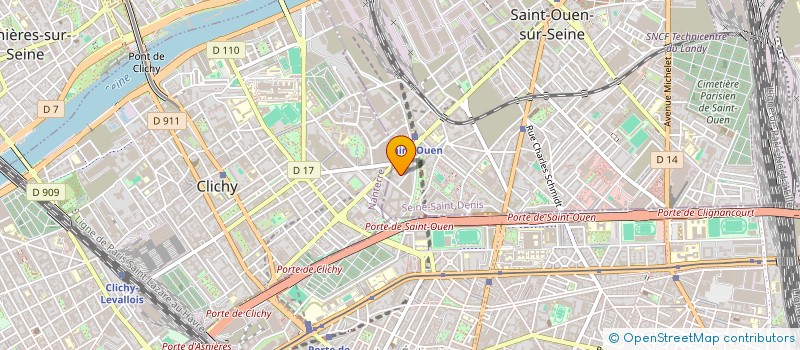 localisation de l'entreprise CAMILLE CLAUDEL LMNP  SAINT-OUEN-SUR-SEINE