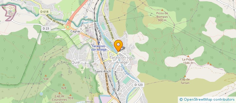 localisation de l'entreprise CAMILLE COUTANCEAU à TARASCON-SUR-ARIEGE
