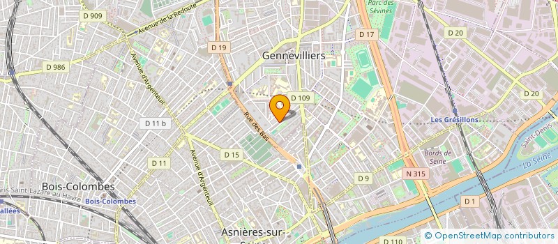localisation de l'entreprise CAMILLE DESCOUX - MA VIE SANS TOI à GENNEVILLIERS