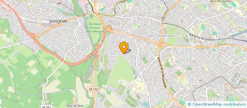 localisation de l'entreprise CAMILLE DESMOULINS  MONTPEZAT