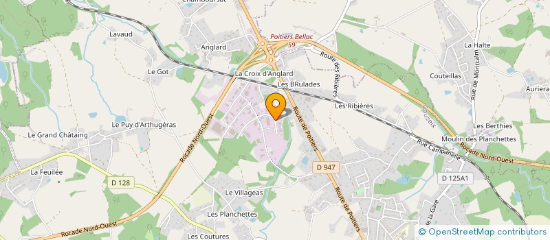 localisation de l'entreprise CAMILLE ET LOULOU à COUZEIX
