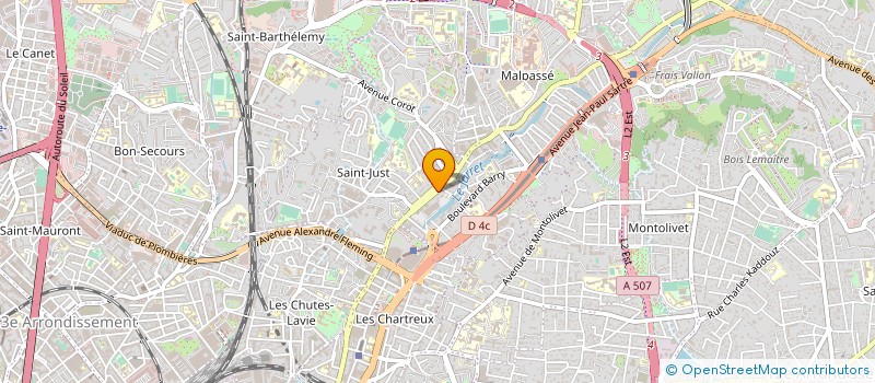 localisation de l'entreprise CAMILLE FLEURS à MARSEILLE
