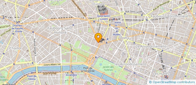 localisation de l'entreprise CAMILLE FOURNET à PARIS