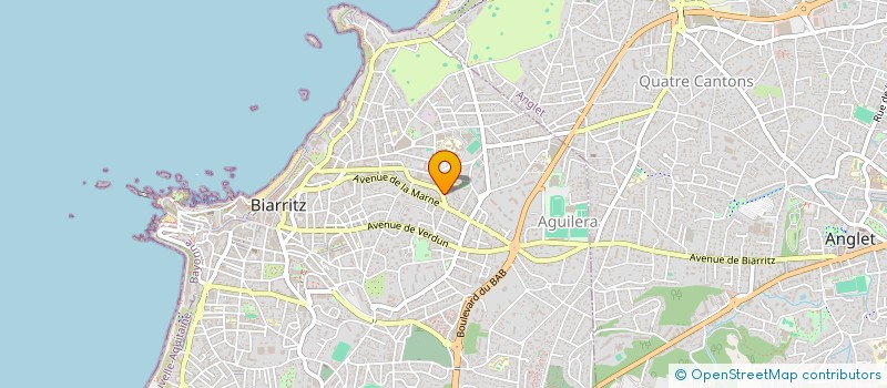 localisation de l'entreprise CAMILLE GENELOT à BIARRITZ