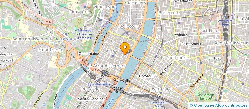 localisation de l'entreprise CAMILLE GERARD SARL  LYON