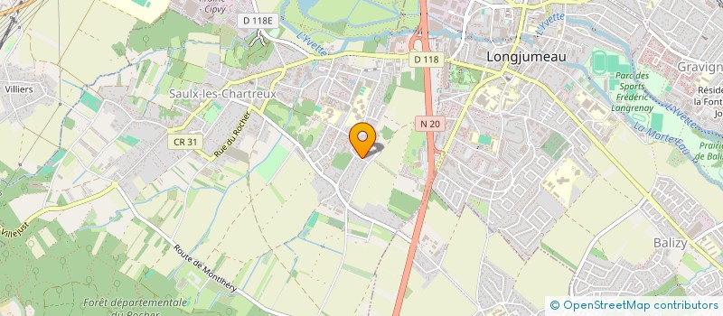 localisation de l'entreprise CAMILLE GESTION  SAINT-PAULET-DE-CAISSON