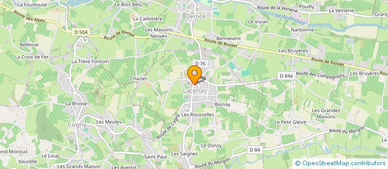 localisation de l'entreprise CAMILLE JOUBERT  LACENAS