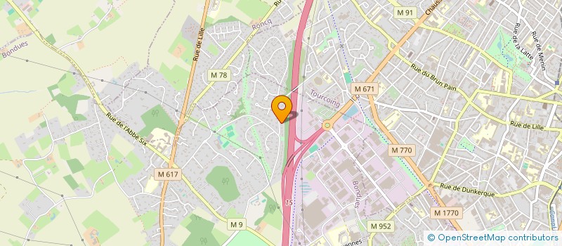 localisation de l'entreprise CAMILLE JOURDAIN  BONDUES