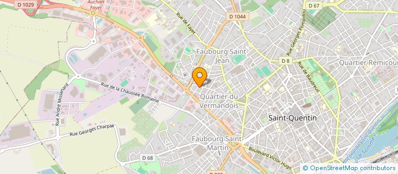 localisation de l'entreprise CAMILLE LAMBERT  SAINT-QUENTIN
