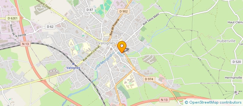 localisation de l'entreprise CAMILLE LEPERS EXPERTISE COMPTABLE  VALOGNES