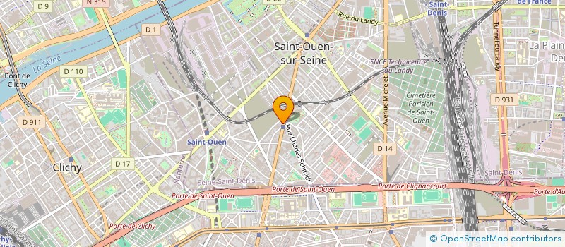 localisation de l'entreprise CAMILLE LINDIC EVENTS à SAINT-OUEN-SUR-SEINE