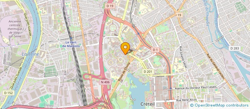 localisation de l'entreprise CAMILLE LUX ET VALENTIN SCHWARZ  CRETEIL