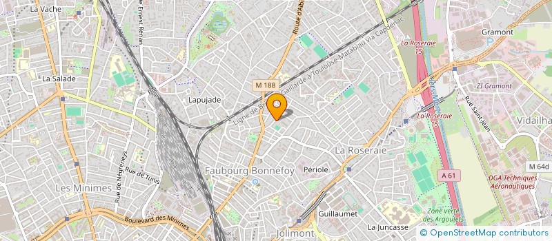 localisation de l'entreprise CAMILLE MARIN  TOULOUSE