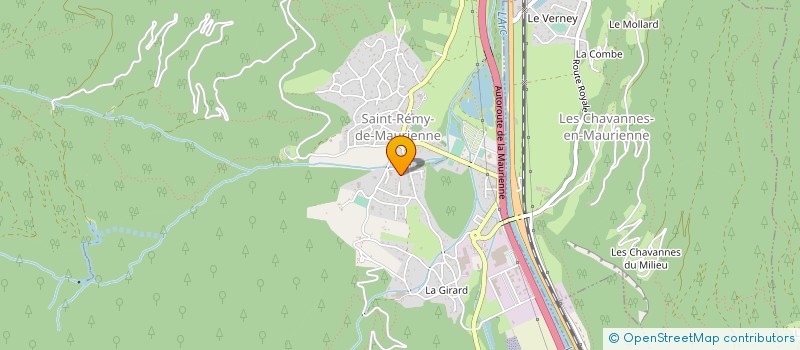 localisation de l'entreprise CAMILLE MILLERET ET FILS à SAINT-REMY-DE-MAURIENNE