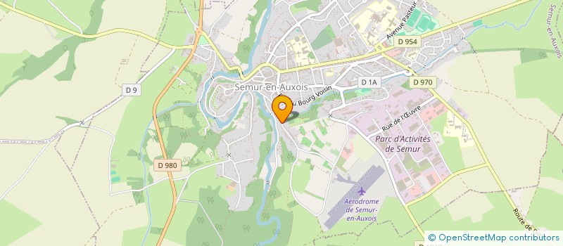 localisation de l'entreprise CAMILLE MOULIN CONSEIL  SEMUR-EN-AUXOIS