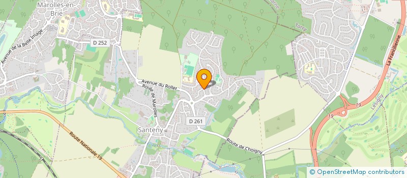 localisation de l'entreprise CAMILLE MUSELET SASU  SANTENY