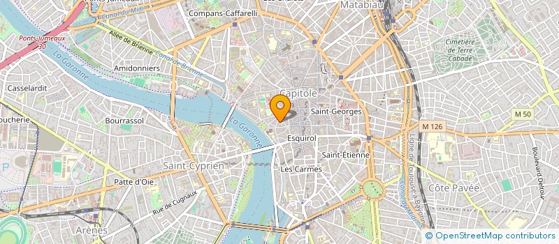 localisation de l'entreprise CAMILLE PASTRE  TOULOUSE