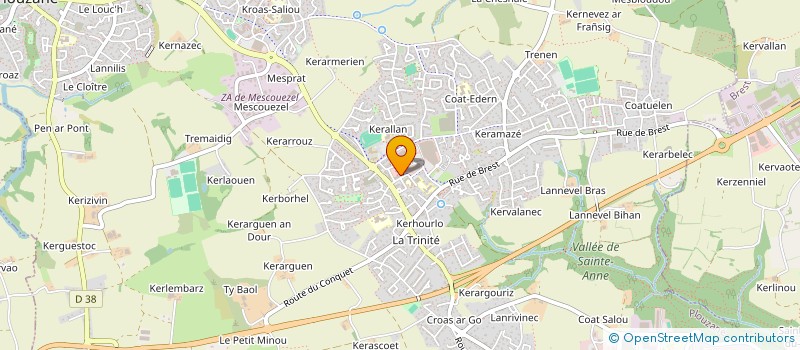 localisation de l'entreprise CAMILLE POITEVIN  PLOUZANE