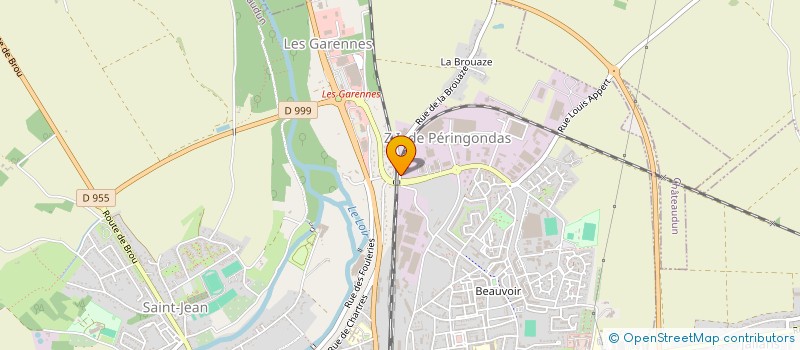 localisation de l'entreprise CAMILLE POLLET SARL à CHATEAUDUN