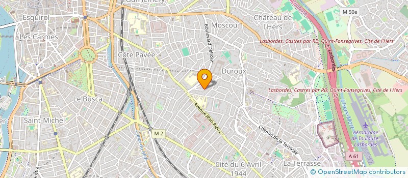 localisation de l'entreprise CAMILLE PUJOL à TOULOUSE