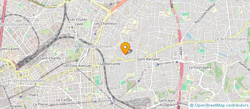 localisation de l'entreprise CAMILLE & QUENTIN à MARSEILLE
