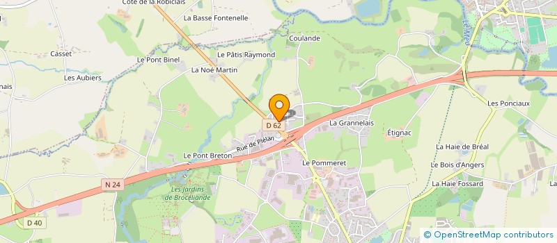 localisation de l'entreprise CAMILLE R&A  BREAL-SOUS-MONTFORT