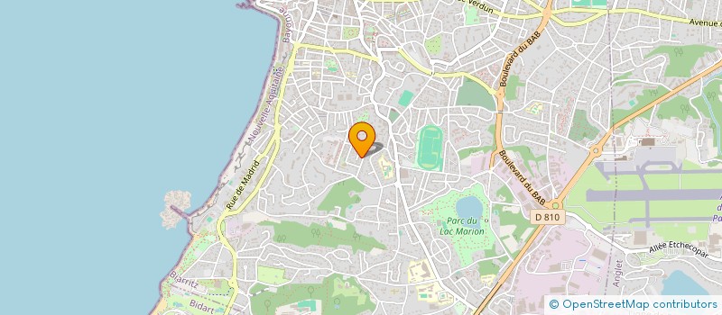 localisation de l'entreprise CAMILLE ROSENBLUM SARL à BIARRITZ