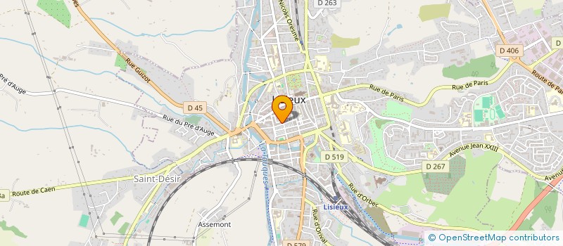 localisation de l'entreprise CAMILLE SHOP  LISIEUX