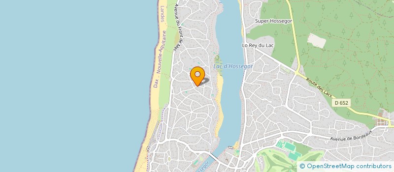 localisation de l'entreprise CAMILLE SORIN . ARCHITECTURE & DESIGN  SOORTS-HOSSEGOR