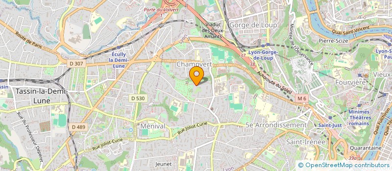 localisation de l'entreprise CAMILLE14  LYON