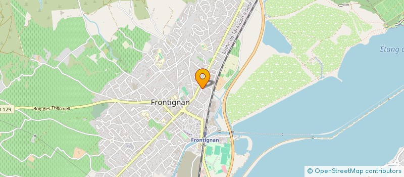 localisation de l'entreprise CAMILLERI S A R L à FRONTIGNAN