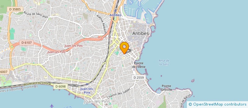 localisation de l'entreprise CAMILLEVAL à ANTIBES