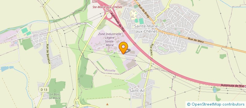 localisation de l'entreprise CAMILLINI INVEST  SAINTE-MARIE-AUX-CHENES