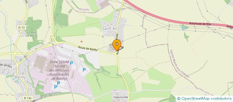 localisation de l'entreprise CAMILLINI NORMANDIE  SAINT-AIL