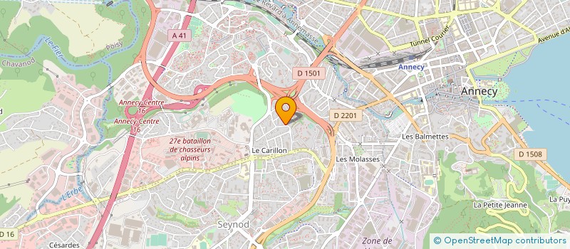 localisation de l'entreprise CAMILO à ANNECY