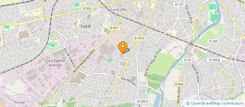 localisation de l'entreprise CAMILOTTO CHAUVEAU à LUISANT