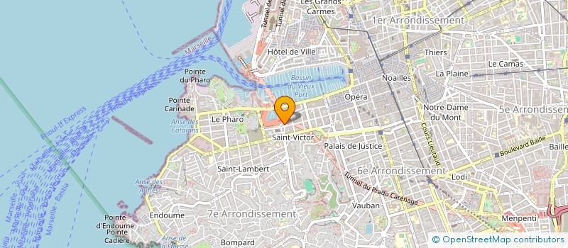 localisation de l'entreprise CAMILOU à MARSEILLE 7