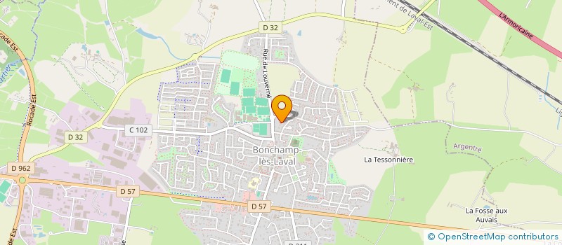 localisation de l'entreprise CAMILOUNA  BONCHAMP-LES-LAVAL