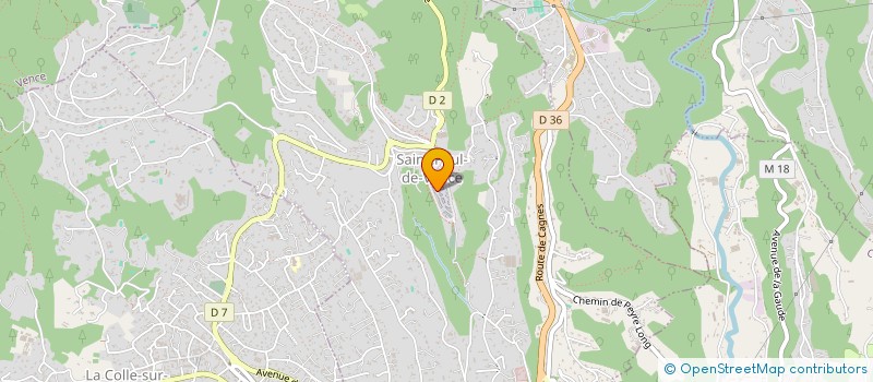 localisation de l'entreprise CAMILU à SAINT-PAUL-DE-VENCE