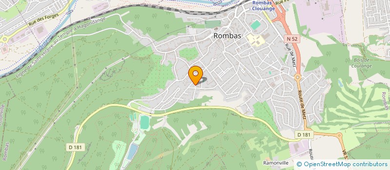 localisation de l'entreprise CAMILYA  ROMBAS