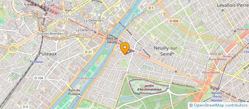 localisation de l'entreprise CAMIMMO à NEUILLY-SUR-SEINE