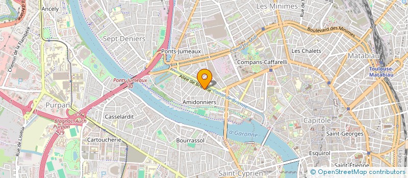 localisation de l'entreprise CAMIN DRET CONCIERGERIE SERVICES à TOULOUSE