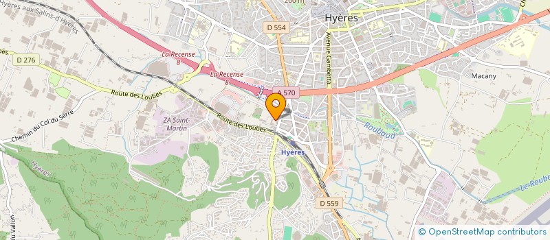 localisation de l'entreprise CAMINA 2 à HYERES