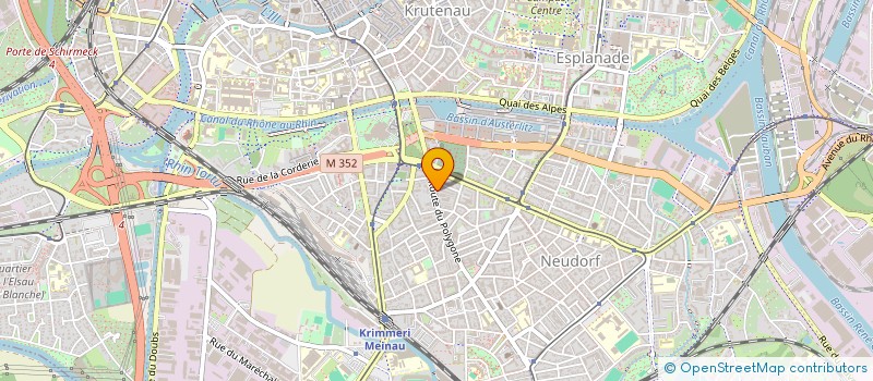 localisation de l'entreprise CAMINA à STRASBOURG