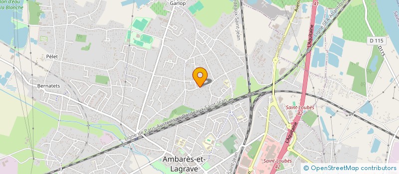 localisation de l'entreprise CAMINAES CONSEILS  AMBARES-ET-LAGRAVE